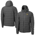 thumbnail image 1 of Men's-Cutter & Buck  Gray Iowa Hawkeyes Mission Ridge Eco Insulated Repreve Hooded Full-Zip Puffer Jacket, 1 of 3