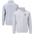 thumbnail image 1 of Men's Cutter & Buck  Gray Iowa State Cyclones Big & Tall Charter Eco Knit Recycled Full-Zip Jacket, 1 of 3