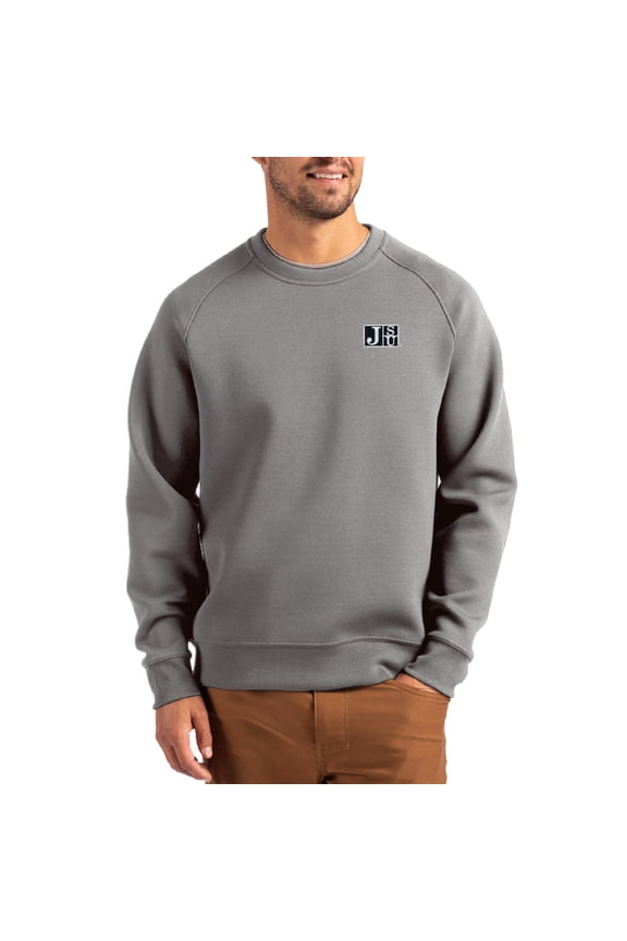 Men's Cutter & Buck Gray Jackson State Tigers Roam Recycled Pullover