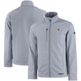 thumbnail image 1 of Men's Cutter & Buck Gray Kansas City Chiefs Evoke Eco Softshell Recycled Full-Zip Jacket, 1 of 3