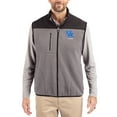 thumbnail image 1 of Men's Cutter & Buck Gray Kentucky Wildcats Cascade Eco Fleece Full-Zip Vest, 1 of 2