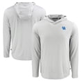 thumbnail image 1 of Men's Cutter & Buck Gray Kentucky Wildcats Coastline Epic Comfort Eco Recycled Long Sleeve Hoodie T-Shirt, 1 of 3