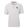 thumbnail image 1 of Men's Cutter & Buck Gray Kentucky Wildcats Virtue Eco Pique Botanical Print Polo, 1 of 1