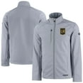 thumbnail image 1 of Men's Cutter & Buck  Gray LAFC Evoke Eco Softshell Recycled Full-Zip Jacket, 1 of 3