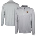 thumbnail image 1 of Men's Cutter & Buck  Gray Las Vegas Aviators Big & Tall Stealth Heathered Quarter-Zip Pullover Top, 1 of 3
