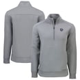 thumbnail image 1 of Men's Cutter & Buck  Gray Lehigh Valley IronPigs Roam Eco Recycled Quarter-Zip Pullover, 1 of 3