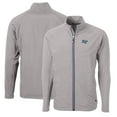 thumbnail image 1 of Men's Cutter & Buck Gray MTSU Blue Raiders Big & Tall Adapt Eco Knit Hybrid Recycled Full-Zip Jacket, 1 of 3