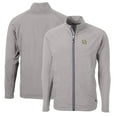 thumbnail image 1 of Men's Cutter & Buck Gray Marquette Golden Eagles Big & Tall Adapt Eco Knit Hybrid Recycled Full-Zip Jacket, 1 of 3