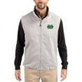 thumbnail image 1 of Men's Cutter & Buck Gray Marshall Thundering Herd Charter Eco Recycled Full-Zip Vest, 1 of 2