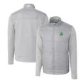 thumbnail image 1 of Men's Cutter & Buck Gray Marshall Thundering Herd Vault Stealth Hybrid Quilted Full-Zip Windbreaker Jacket, 1 of 3