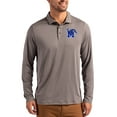 thumbnail image 1 of Men's Cutter & Buck  Gray Memphis Tigers Primary Coastline Epic Comfort Long-Sleeve Polo, 1 of 2