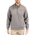 thumbnail image 1 of Men's-Cutter & Buck  Gray Michigan Wolverines Roam Eco Recycled Quarter-Zip Pullover, 1 of 2