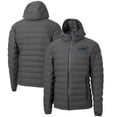 thumbnail image 1 of Men's Cutter & Buck  Gray Milwaukee Brewers City Connect Mission Ridge Repreve Eco Insulated Puffer Full-Zip Jacket, 1 of 3