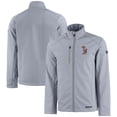 thumbnail image 1 of Men's Cutter & Buck  Gray Minnesota Golden Gophers Vault Evoke Eco Softshell Recycled Full-Zip Jacket, 1 of 3