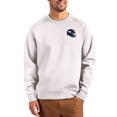 thumbnail image 1 of Men's Cutter & Buck Gray Minnesota Vikings Helmet Roam Recycled Raglan Pullover Sweatshirt, 1 of 2