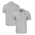 thumbnail image 1 of Men's Cutter & Buck Gray Montana State Bobcats Big & Tall Pike Eco Tonal Geo Print Stretch Recycled Polo, 1 of 3