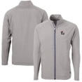 thumbnail image 1 of Men's Cutter & Buck Gray NC State Wolfpack Adapt Eco Knit Hybrid Recycled Big & Tall Full-Zip Jacket, 1 of 3