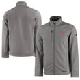 thumbnail image 1 of Men's Cutter & Buck  Gray NC State Wolfpack Alumni Logo Evoke Eco Softshell Recycled Full-Zip Jacket, 1 of 3