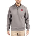 thumbnail image 1 of Men's-Cutter & Buck  Gray NC State Wolfpack Roam Eco Recycled Quarter-Zip Pullover, 1 of 2