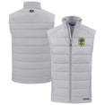 thumbnail image 1 of Men's Cutter & Buck Gray Nashville SC Evoke Hybrid Eco Softshell Recycled Full-Zip Vest, 1 of 3