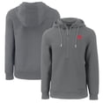 thumbnail image 1 of Men's Cutter & Buck  Gray Nebraska Huskers Alumni Logo Roam Eco Recycled Half-Zip Pullover Hoodie, 1 of 3