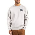thumbnail image 1 of Men's Cutter & Buck Gray New England Patriots Helmet Roam Recycled Raglan Pullover Sweatshirt, 1 of 2
