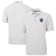 thumbnail image 1 of Men's Cutter & Buck Gray New England Revolution DryTec Virtue Eco Pique Botanical Print Recycled Polo, 1 of 3