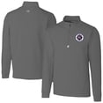 thumbnail image 1 of Men's-Cutter & Buck  Gray New England Revolution Traverse Stretch Eco Quarter-Zip Pullover Top, 1 of 3