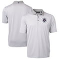 thumbnail image 1 of Men's-Cutter & Buck  Gray New England Revolution Virtue Eco Pique Micro Stripe Recycled Polo, 1 of 3