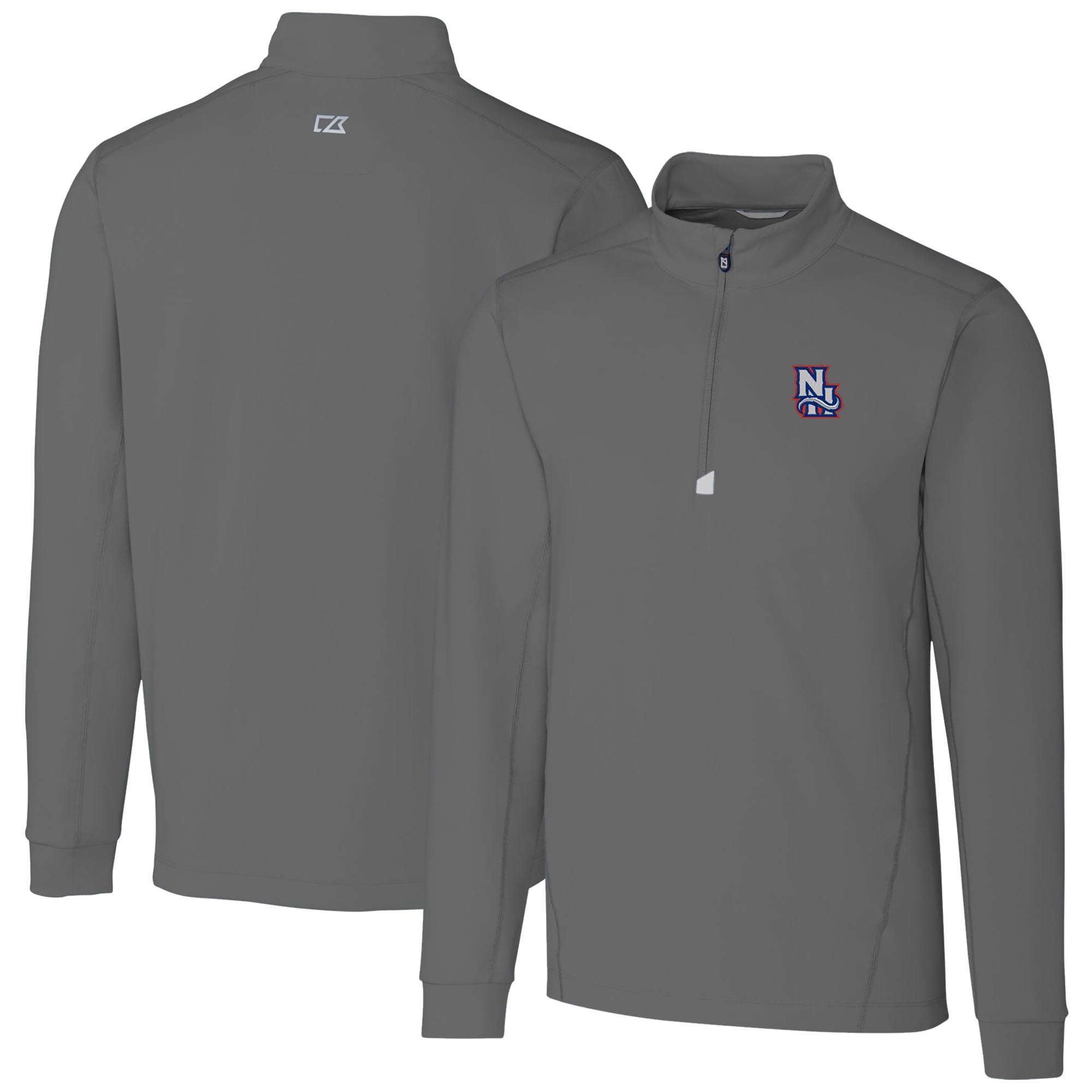 Men's Cutter & Buck Gray New Hampshire Fisher Cats Traverse Stretch ...