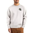 thumbnail image 1 of Men's Cutter & Buck Gray New Orleans Saints Helmet Roam Recycled Raglan Pullover Sweatshirt, 1 of 2