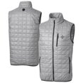 thumbnail image 1 of Men's Cutter & Buck Gray New Orleans Saints Rainier PrimaLoft Eco Insulated Full-Zip Puffer Vest, 1 of 3