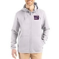 thumbnail image 1 of Men's Cutter & Buck Gray New York Giants Roam Epic Comfort Recycled Full-Zip Hoodie Jacket, 1 of 2