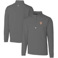 thumbnail image 1 of Men's Cutter & Buck  Gray New York Mets Traverse Stretch Quarter-Zip Pullover Top, 1 of 3