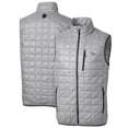 thumbnail image 1 of Men's Cutter & Buck Gray North Carolina Central Eagles Big & Tall Rainier PrimaLoft Eco Full-Zip Puffer Vest, 1 of 3