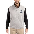 thumbnail image 1 of Men's Cutter & Buck Gray Northern Arizona Lumberjacks Charter Eco Recycled Full-Zip Vest, 1 of 2