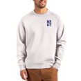 thumbnail image 1 of Men's Cutter & Buck Gray Northwestern Wildcats Roam Recycled Pullover, 1 of 2