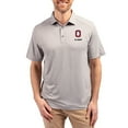thumbnail image 1 of Men's-Cutter & Buck  Gray Ohio State Buckeyes Forge Alumni Eco Stretch Recycled Polo, 1 of 2