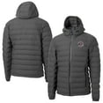 thumbnail image 1 of Men's-Cutter & Buck  Gray Ohio State Buckeyes Mission Ridge Eco Insulated Repreve Hooded Full-Zip Puffer Jacket, 1 of 3