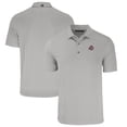 thumbnail image 1 of Men's Cutter & Buck  Gray Ohio State Buckeyes Primary Logo Forge Eco Stretch Recycled Polo, 1 of 3