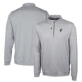 thumbnail image 1 of Men's Cutter & Buck Gray Ohio State Buckeyes Vault Big & Tall Stealth Quarter-Zip Pullover Top, 1 of 3