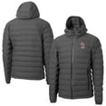 thumbnail image 1 of Men's-Cutter & Buck  Gray Oklahoma Sooners Mission Ridge Eco Insulated Repreve Hooded Full-Zip Puffer Jacket, 1 of 3