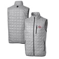 thumbnail image 1 of Men's Cutter & Buck Gray Oklahoma Sooners Rainier PrimaLoft Big & Tall Eco Insulated Full-Zip Puffer Vest, 1 of 3