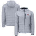thumbnail image 1 of Men's Cutter & Buck  Gray Oklahoma Sooners Vault Rainier Primaloft Eco Full-Zip Hooded Jacket, 1 of 3