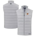 thumbnail image 1 of Men's Cutter & Buck Gray Oklahoma State Cowboys Evoke Hybrid Eco Softshell Recycled Full-Zip Vest, 1 of 3