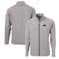 thumbnail image 1 of Men's Cutter & Buck Gray Old Dominion Monarchs Adapt Eco Knit Hybrid Recycled Full-Zip Jacket, 1 of 3