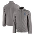 thumbnail image 1 of Men's Cutter & Buck  Gray Old Dominion Monarchs Evoke Eco Softshell Recycled Full-Zip Jacket, 1 of 3