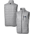 thumbnail image 1 of Men's Cutter & Buck Gray Old Dominion Monarchs Team Logo Big & Tall Rainier PrimaLoft Eco Insulated Full-Zip Puffer Vest, 1 of 3