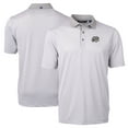 thumbnail image 1 of Men's Cutter & Buck Gray Omaha Storm Chasers Big & Tall Virtue Eco Pique Micro Stripe Recycled Polo, 1 of 3