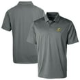 thumbnail image 1 of Men's Cutter & Buck Gray Oregon Ducks Prospect Eco Textured Stretch Recycled Polo, 1 of 3